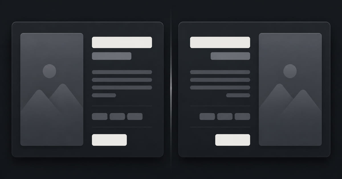 One page with two language versions branching from it, joined by a linking marker